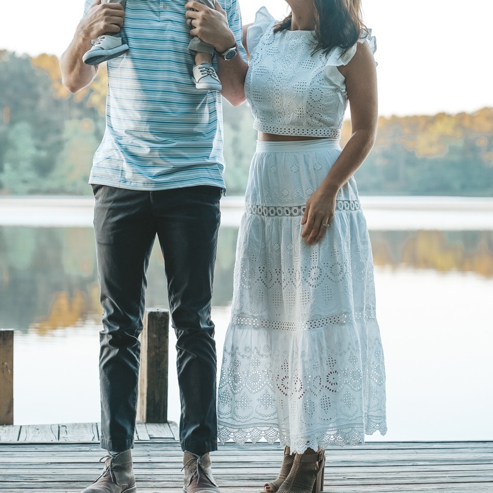Two Piece White Outfit